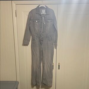Zara Charcoal Denim Jumpsuit